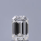 Diamante Naturale Taglio Smeraldo 1.21ct VG/EX F IF - GIA - 7.66x4.96x3.3mm