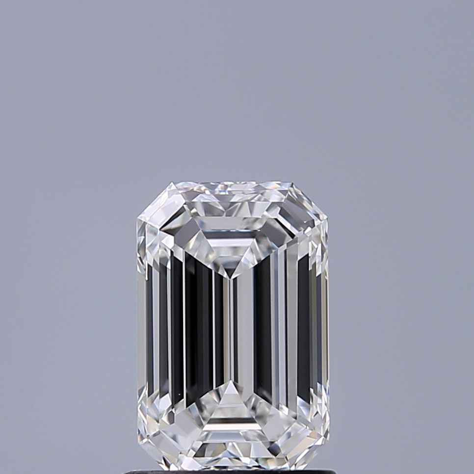 Diamante Naturale Taglio Smeraldo 1.21ct VG/EX F IF - GIA - 7.66x4.96x3.3mm