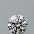 Diamante Naturale Taglio Brillante 0.22ct 3EX E VVS2 - IGI - 3.9x3.91x2.34mm