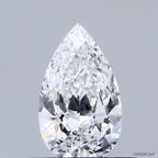 Diamante Naturale Taglio Goccia 0.31ct VG/EX D VVS1 - GIA - 6.48x3.85x2.16mm