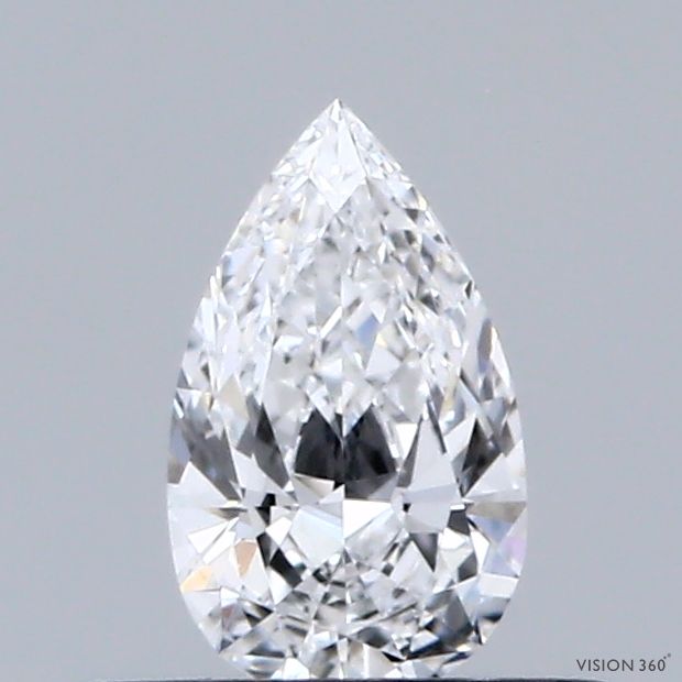 Diamante Naturale Taglio Goccia 0.31ct VG/EX D VVS1 - GIA - 6.48x3.85x2.16mm