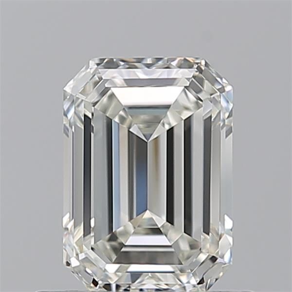 Diamante Naturale Taglio Smeraldo 0.9ct VG/VG J VVS2 - GIA - 6.45x4.61x3.06mm