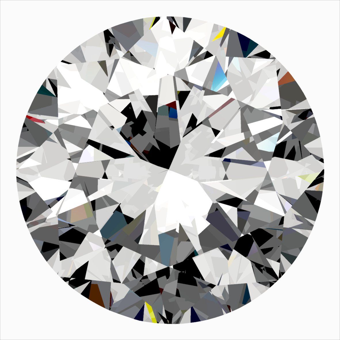 Diamante Naturale Taglio Brillante 0.3ct G/EX/EX G VS1 - IGI - 4.18x4.23x2.69mm