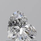 Diamante Naturale Taglio Cuore 0.57ct VG/VG F IF - GIA - 4.88x5.76x3.44mm