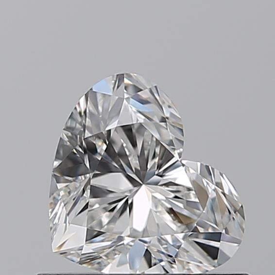 Diamante Naturale Taglio Cuore 0.57ct VG/VG F IF - GIA - 4.88x5.76x3.44mm