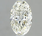 Diamante Naturale Taglio Ovale 0.4ct VG/EX J VVS2 - GIA - 6.2x3.9x2.46mm