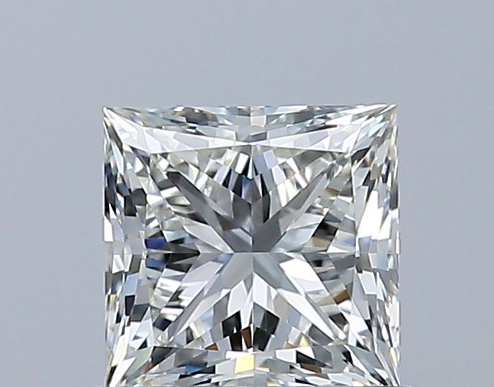 Diamante Naturale Taglio Princess 0.72ct VG/EX J VVS1 - GIA - 4.84x4.8x3.52mm