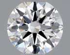 Diamante Taglio Brillante 0.23ct EX/VG/VG F VVS1 - GIA - 3.99x3.98x2.38mm