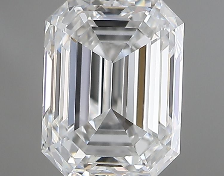 Diamante Naturale Taglio Smeraldo 0.71ct VG/EX F IF - GIA - 5.64x4.29x2.98mm