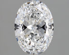 Diamante Naturale Taglio Ovale 1ct VG/VG D VS2 - GIA - 8.09x5.8x3.27mm