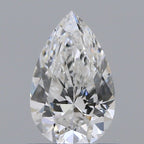 Diamante Naturale Taglio Goccia 0.53ct EX/EX E VVS1 - IGI - 7.13x4.46x2.83mm