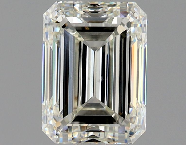 Diamante Naturale Taglio Smeraldo 1.7ct VG/EX J VS2 - GIA - 7.58x5.53x3.9mm