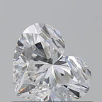 Diamante Naturale Taglio Cuore 0.72ct EX/VG E IF - GIA - 5.3x6.29x3.73mm