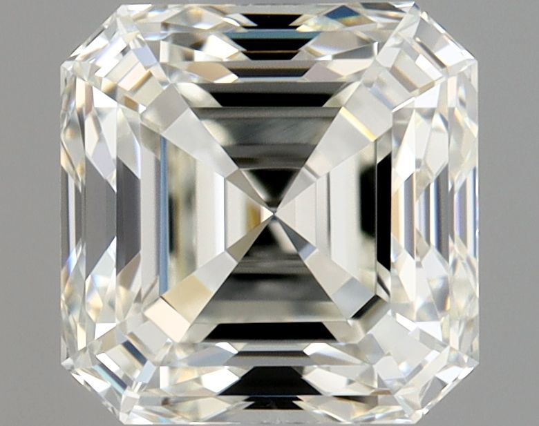 Diamante Naturale Taglio Asscher 0.9ct VG/VG J IF - GIA - 5.17x5.12x3.67mm