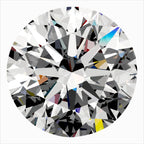 Diamante Naturale Taglio Brillante 0.6ct 3EX G IF - IGI - 5.35x5.41x3.35mm