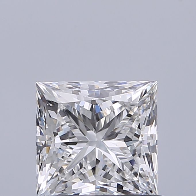 Diamante Naturale Taglio Princess 0.8ct VG/VG F VVS2 - GIA - 4.98x4.93x3.64mm