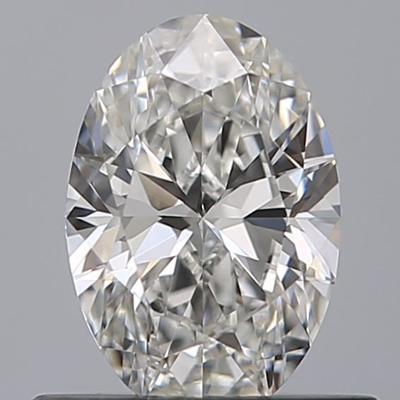 Diamante Naturale Taglio Ovale 0.47ct G/EX F IF - GIA - 6.47x4.39x2.63mm