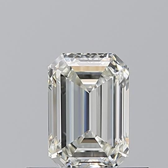 Diamante Naturale Taglio Smeraldo 0.53ct VG/VG J IF - GIA - 5.58x3.88x2.51mm