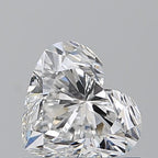 Diamante Naturale Taglio Cuore 0.69ct EX/EX F VVS1 - GIA - 5.42x6.07x3.63mm