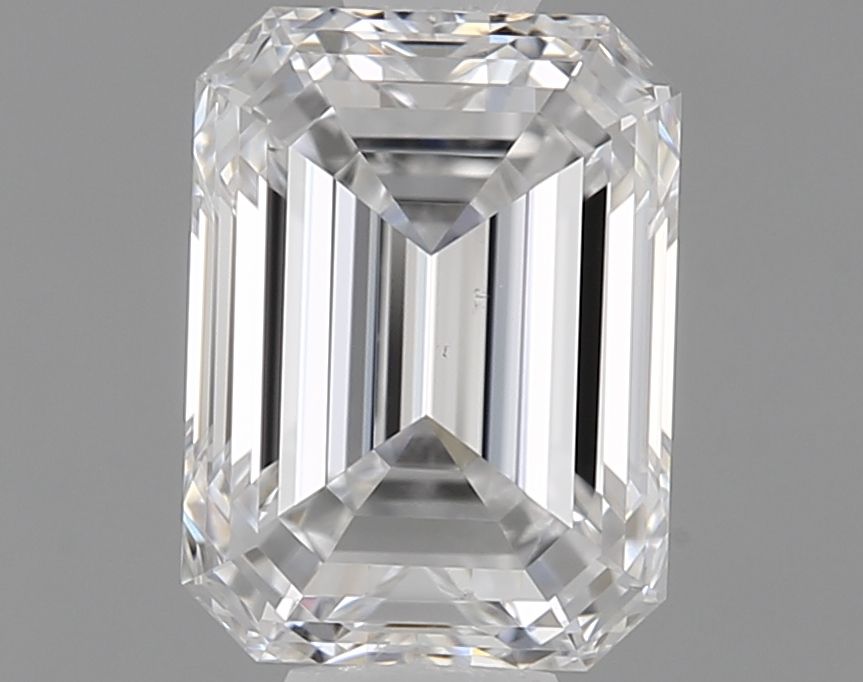 Diamante Naturale Taglio Smeraldo 1ct EX/VG D VS2 - GIA - 6.47x4.79x3.27mm