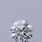 Diamante Naturale Taglio Brillante 0.26ct 3EX G VVS1 - GIA - 4.12x4.14x2.54mm