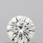Diamante Naturale Taglio Brillante 0.4ct EX/EX/VG H VVS2 - IGI - 4.66x4.7x2.96mm