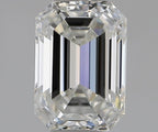 Diamante Naturale Taglio Smeraldo 0.8ct VG/EX H IF - GIA - 6.38x4.48x2.98mm