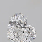 Diamante Naturale Taglio Cuore 0.53ct VG/EX E VS1 - GIA - 4.88x5.6x3.33mm