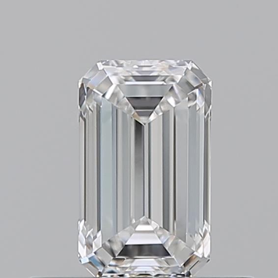 Diamante Naturale Taglio Smeraldo 0.51ct VG/VG F VVS1 - GIA - 5.82x3.49x2.41mm