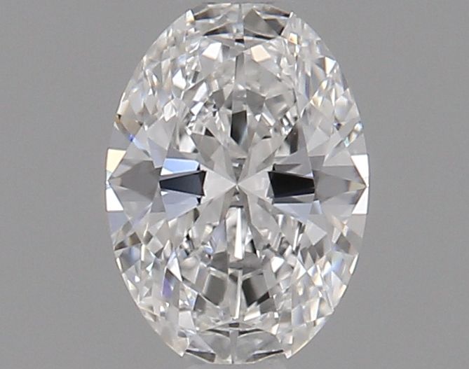 Diamante Naturale Taglio Ovale 0.44ct VG/EX D VVS2 - GIA - 6.35x4.42x2.59mm