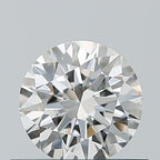 Diamante Naturale Taglio Brillante 0.5ct 3EX F VVS2 - IGI - 5.13x5.16x3.13mm