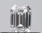 Diamante Naturale Taglio Smeraldo 0.27ct VG/G E VVS1 - GIA - 4.41x3.16x2.08mm