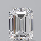 Diamante Naturale Taglio Smeraldo 1.01ct EX/EX E VVS2 - GIA - 6.47x4.68x3.27mm