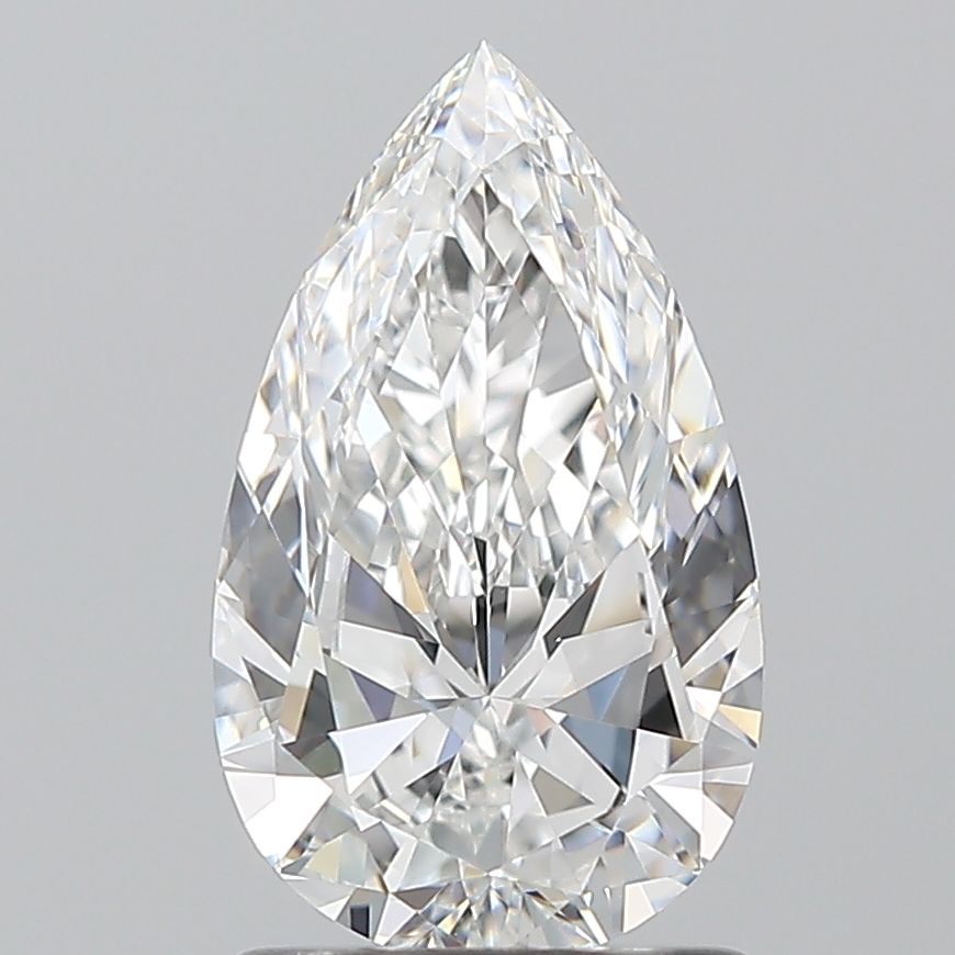 Diamante Naturale Taglio Goccia 1.21ct EX/EX E VVS2 - GIA - 9.9x5.9x3.42mm