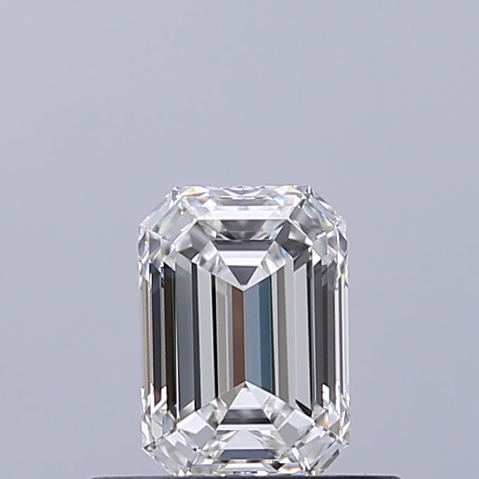 Diamante Naturale Taglio Smeraldo 0.51ct EX/EX E VVS1 - GIA - 5.38x3.77x2.55mm