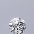 Diamante Naturale Taglio Brillante 0.19ct VG/EX/EX H IF - GIA - 3.71x3.73x2.31mm
