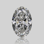 Diamante Naturale Taglio Ovale 0.81ct EX/EX F VVS1 - GIA - 7.67x5.02x3.21mm