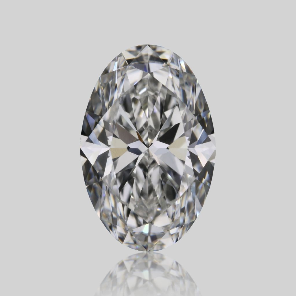 Diamante Naturale Taglio Ovale 0.81ct EX/EX F VVS1 - GIA - 7.67x5.02x3.21mm