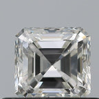 Diamante Taglio Smeraldo Quadrato 0.5ct EX/EX H VVS1 - GIA - 4.54x4.47x3.07mm