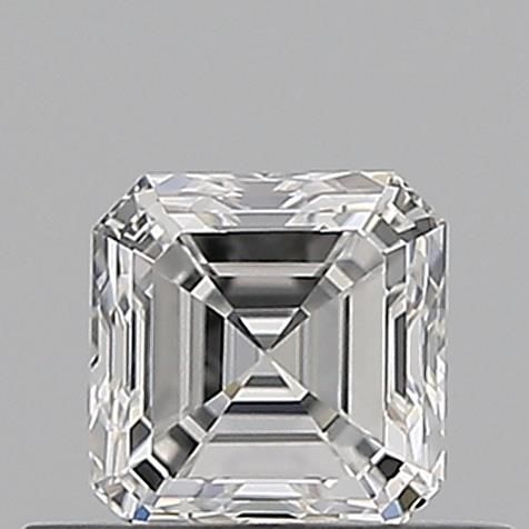 Diamante Naturale Taglio Asscher 0.5ct VG/EX F VVS2 - GIA - 4.37x4.26x3.0mm