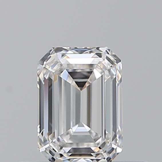 Diamante Naturale Taglio Smeraldo 0.54ct VG/EX E VVS2 - GIA - 5.27x3.81x2.64mm