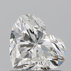 Diamante Naturale Taglio Cuore 1.03ct EX/EX I VVS2 - GIA - 5.99x7.02x4.12mm