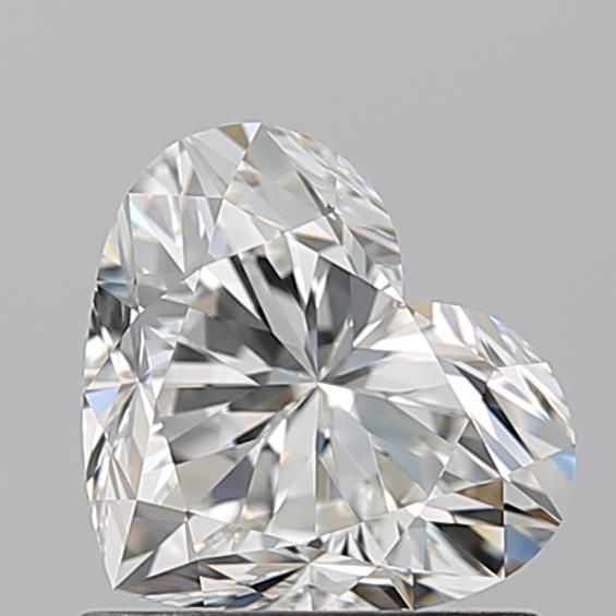 Diamante Naturale Taglio Cuore 1.03ct EX/EX I VVS2 - GIA - 5.99x7.02x4.12mm
