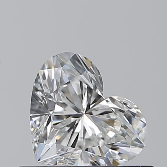 Diamante Naturale Taglio Cuore 0.5ct EX/EX G VVS1 - GIA - 4.8x5.71x3.13mm