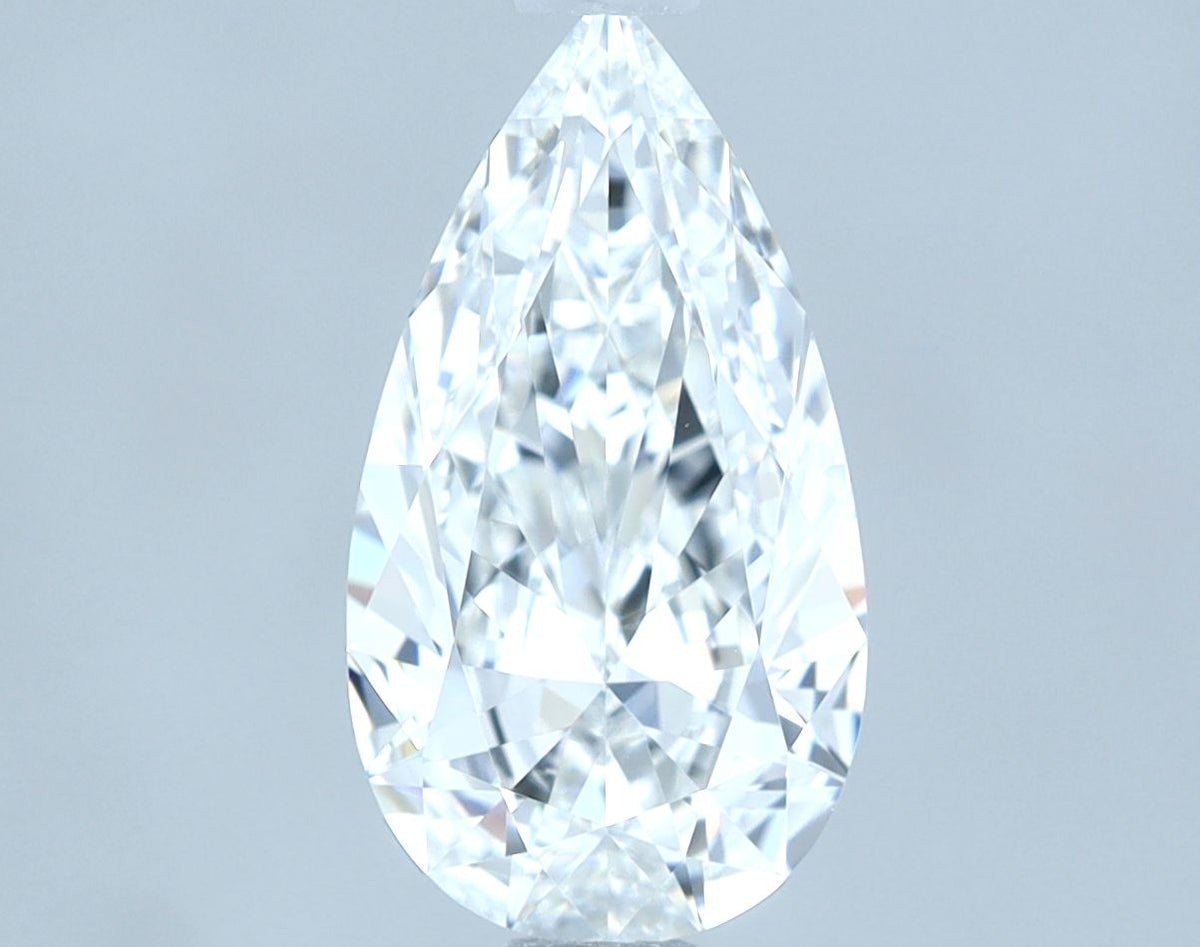 Diamante Naturale Taglio Goccia 1.07ct EX/EX E VVS2 - GIA - 10.25x5.55x3.1mm