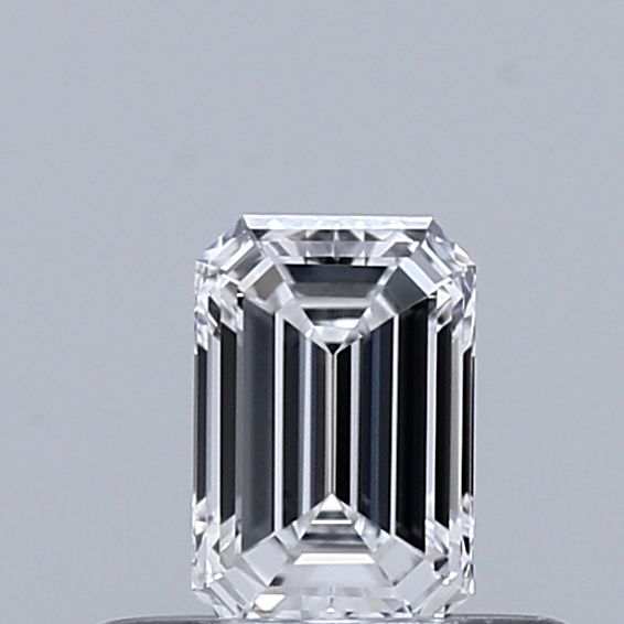 Diamante Naturale Taglio Smeraldo 0.3ct VG/EX E VVS1 - GIA - 4.82x3.21x2.08mm