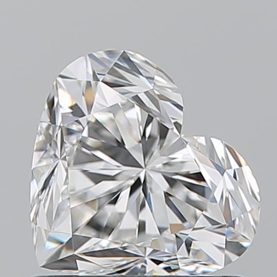 Diamante Naturale Taglio Cuore 1.02ct EX/EX F VVS1 - GIA - 5.93x6.8x4.28mm