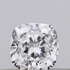 Diamante Taglio Cushion Modificato 0.24ct EX/VG D VVS2 - GIA - 3.49x3.49x2.46mm