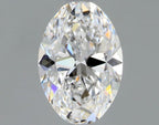 Diamante Naturale Taglio Ovale 0.9ct VG/VG D VVS1 - GIA - 7.73x5.23x3.37mm