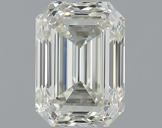 Diamante Naturale Taglio Smeraldo 1.4ct EX/EX J VVS1 - IGI - 7.34x5.26x3.63mm